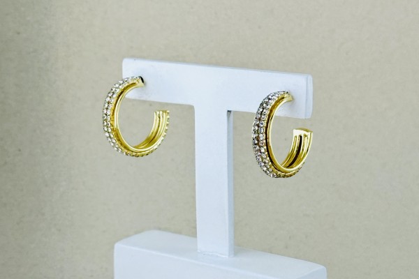 ARGOLA BANHO DOURADO