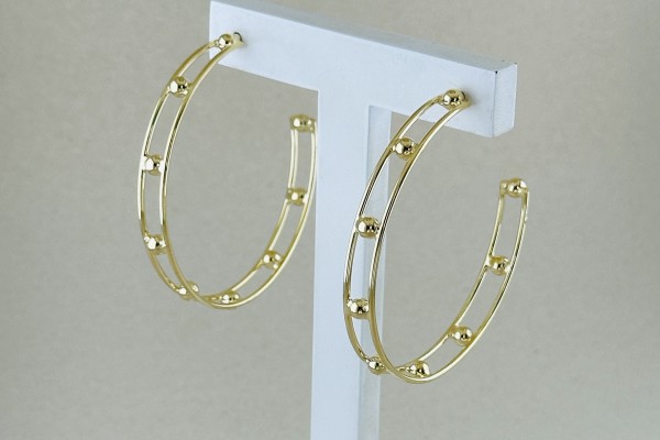 ARGOLA BANHO DOURADO
