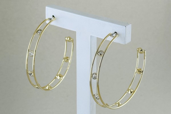 ARGOLA BANHO DOURADO