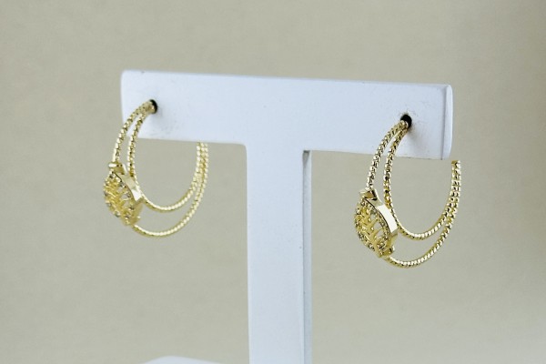 ARGOLA BANHO DOURADO