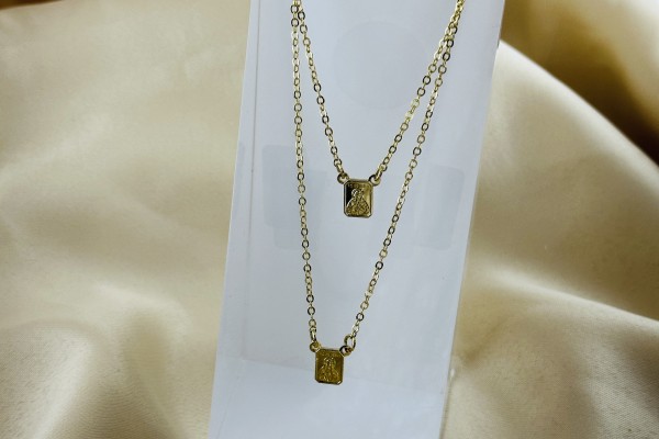 ESCAPULARIO BANHO DOURADO