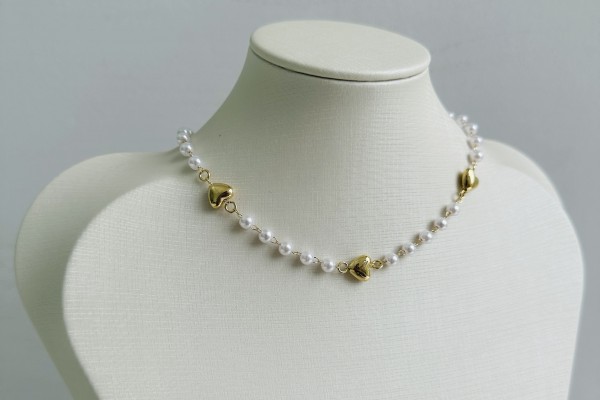 GARGANTILHA BANHO DOURADO