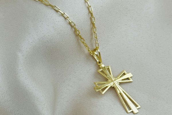 CORRENTE E PINGENTE DOURADO