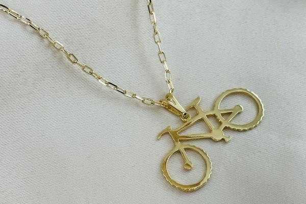 CORRENTE E PINGENTE DOURADO