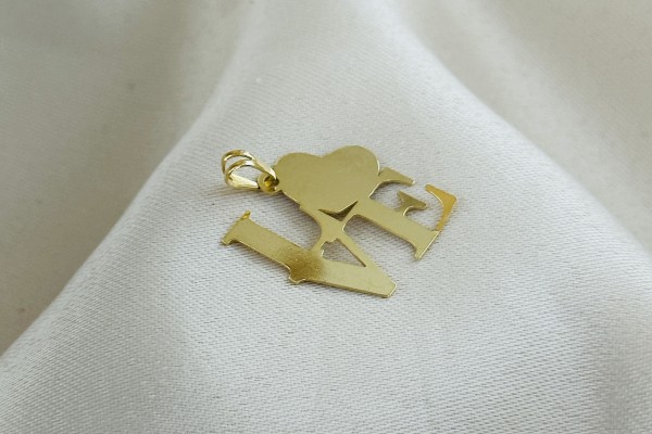 PINGENTE BANHO DOURADO