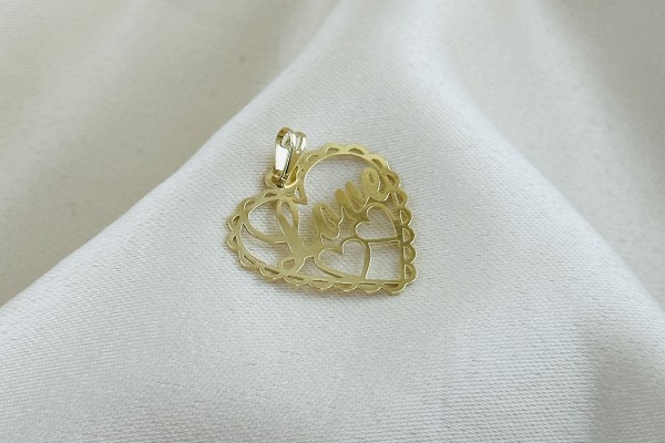 PINGENTE BANHO DOURADO