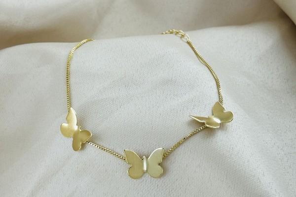 PULSEIRA FEMININA BANHO DOURADO