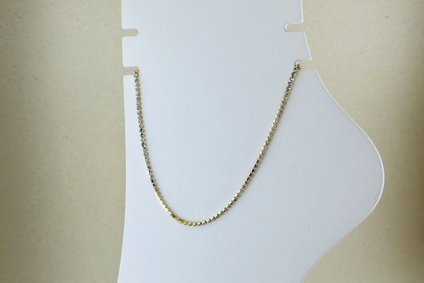 TORNOZELEIRA BANHO DOURADO