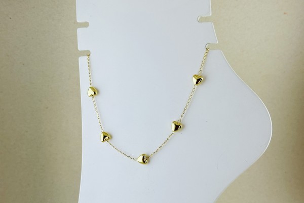 TORNOZELEIRA BANHO DOURADO
