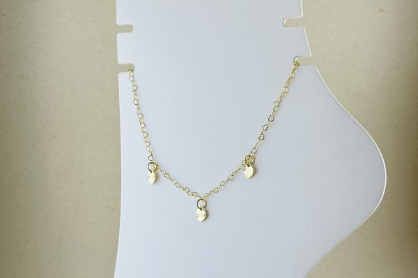 TORNOZELEIRA BANHO DOURADO