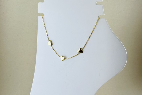 TORNOZELEIRA BANHO DOURADO