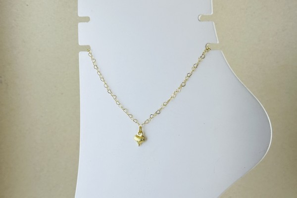 TORNOZELEIRA BANHO DOURADO