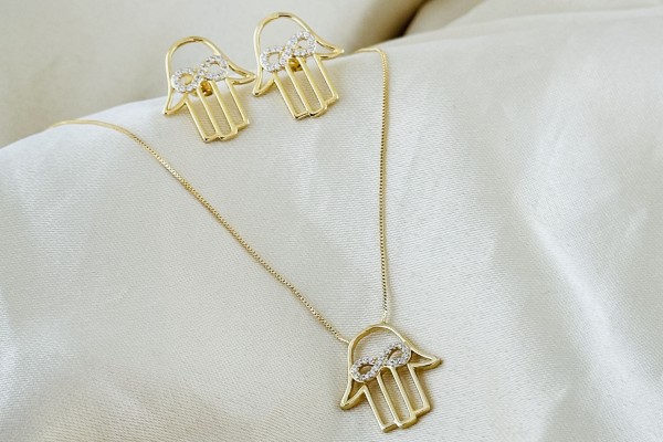 CONJUNTO FINE SEMIJOIAS