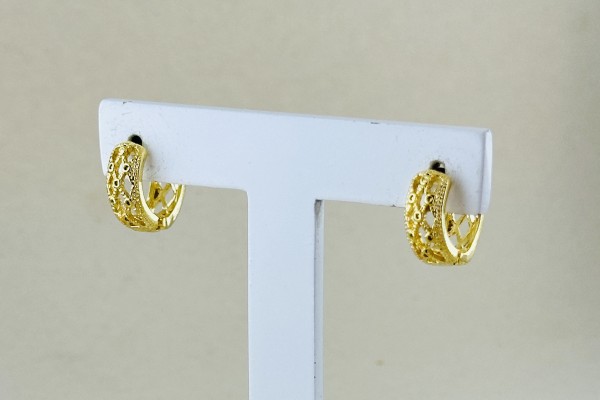 ARGOLA BANHO DOURADO