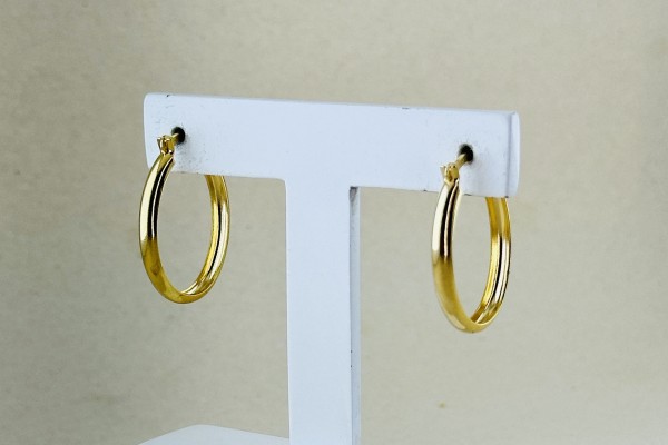 ARGOLA BANHO DOURADO