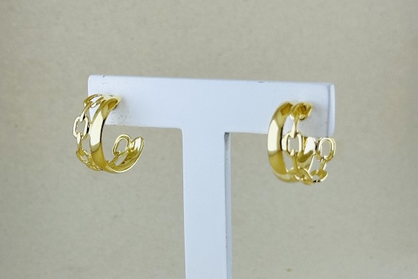 ARGOLA BANHO DOURADO