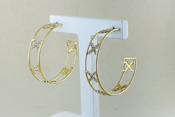 ARGOLA BANHO DOURADO