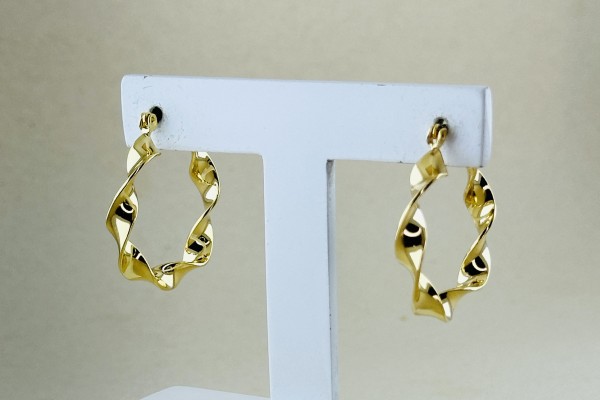 ARGOLA BANHO DOURADO