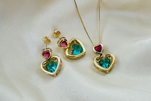 CONJUNTO FINE SEMIJOIAS