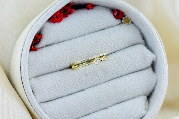 ANEL BANHO DOURADO