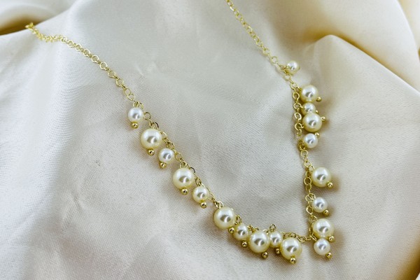 GARGANTILHA BANHO DOURADO