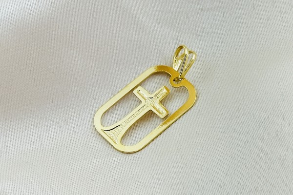 PINGENTE BANHO DOURADO