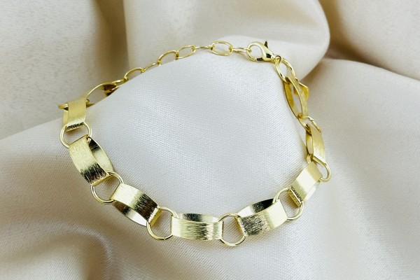 PULSEIRA FEMININA BANHO DOURADO