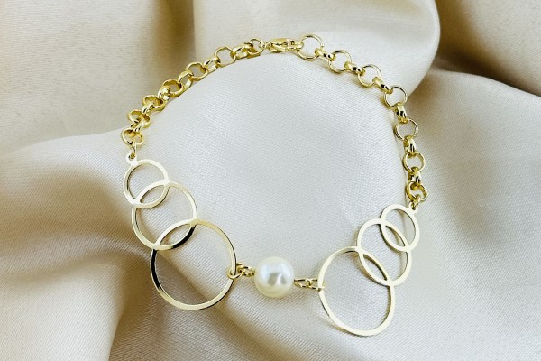 PULSEIRA FEMININA BANHO DOURADO