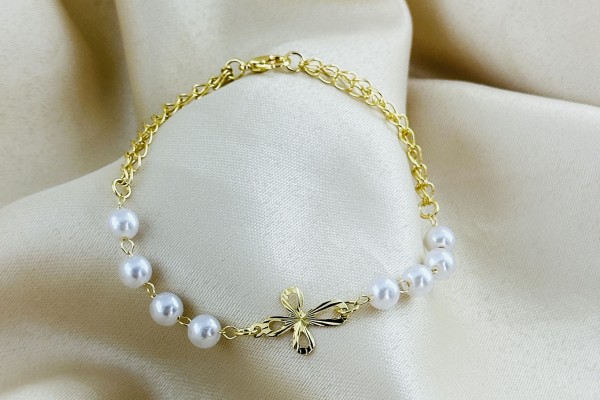 PULSEIRA FEMININA BANHO DOURADO