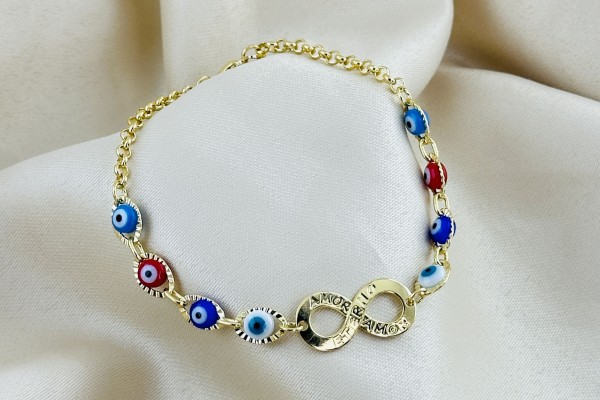 PULSEIRA FEMININA BANHO DOURADO