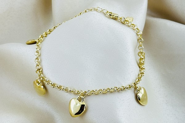 PULSEIRA FEMININA BANHO DOURADO