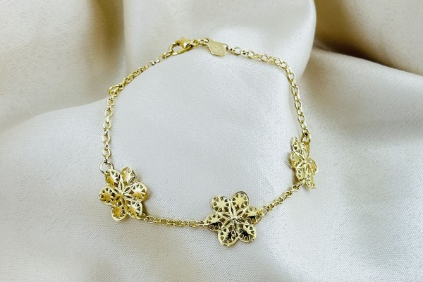 PULSEIRA FEMININA BANHO DOURADO