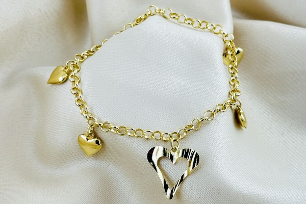 PULSEIRA FEMININA BANHO DOURADO