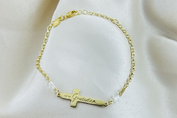 PULSEIRA FEMININA BANHO DOURADO