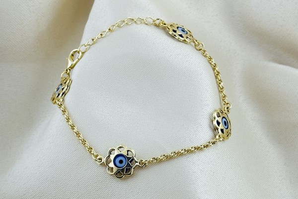 PULSEIRA FEMININA BANHO DOURADO