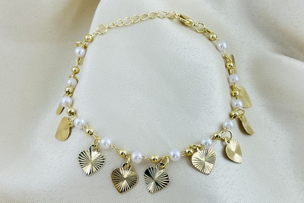 PULSEIRA FEMININA BANHO DOURADO