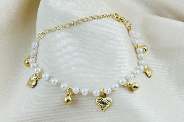 PULSEIRA FEMININA BANHO DOURADO