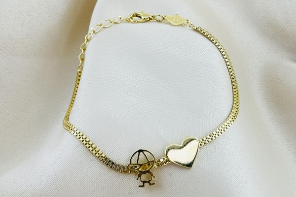 PULSEIRA FEMININA BANHO DOURADO