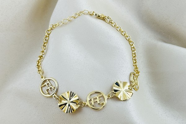 PULSEIRA FEMININA BANHO DOURADO