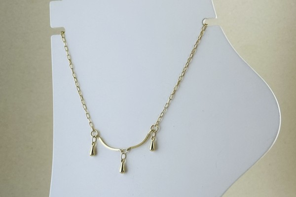 TORNOZELEIRA BANHO DOURADO