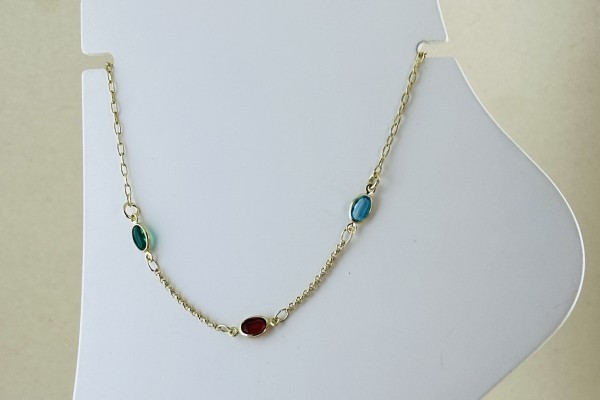 TORNOZELEIRA BANHO DOURADO