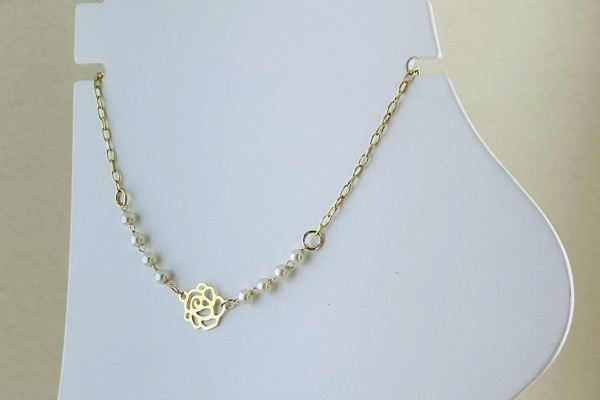 TORNOZELEIRA BANHO DOURADO