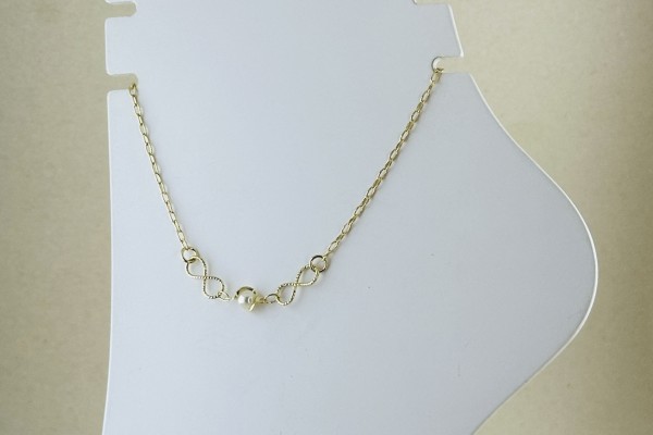 TORNOZELEIRA BANHO DOURADO