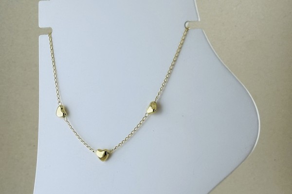 TORNOZELEIRA BANHO DOURADO