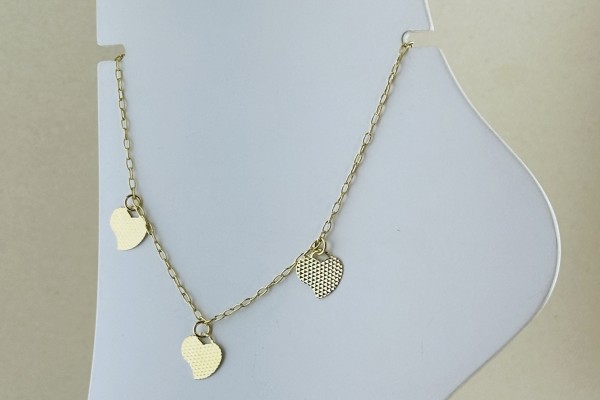 TORNOZELEIRA BANHO DOURADO