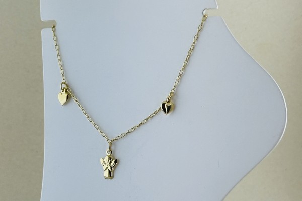 TORNOZELEIRA BANHO DOURADO